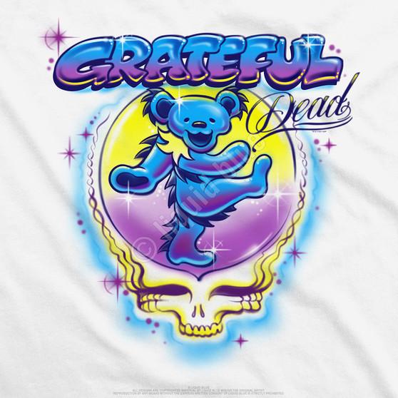 Liquid Blue Airbrush SYF Bear White T-Shirt