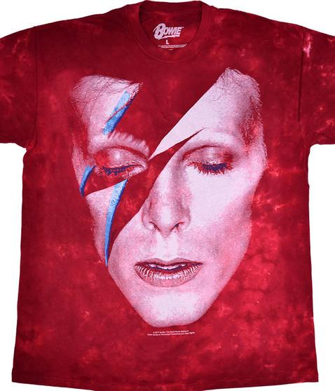 liquid blue Aladdin Sane Tie-Dye T-Shirt