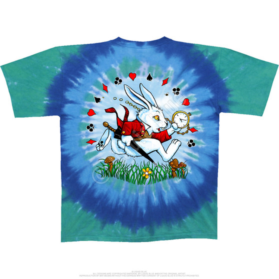 Liquid Blue Alice And Caterpillar Tie-Dye T-Shirt