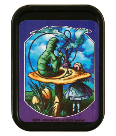 liquid blue Alice & Caterpillar Stash Tin