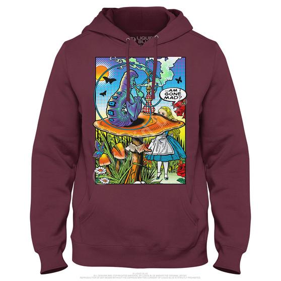 Liquid Blue Alice Pop Art Hoodie