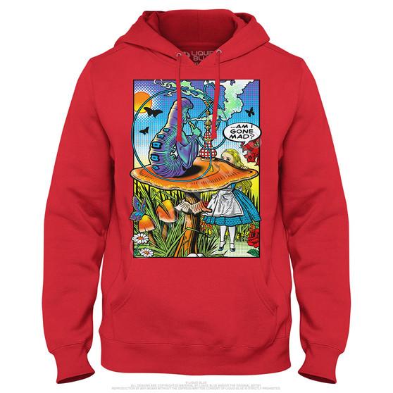 Liquid Blue Alice Pop Art Hoodie