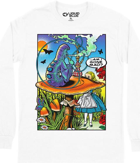 liquid blue Alice Pop Art Long Sleeve T-Shirt