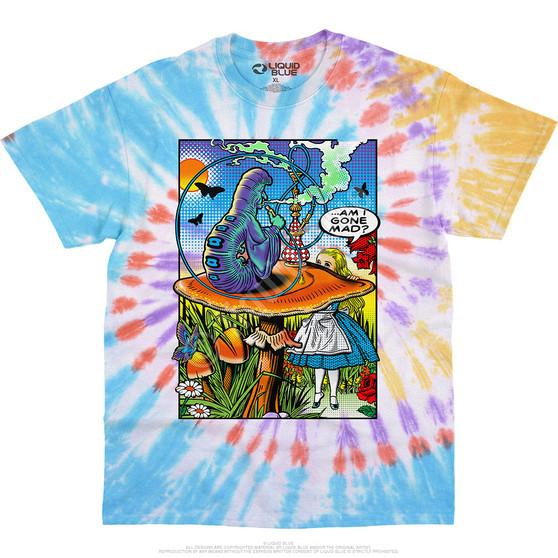 Liquid Blue Alice Pop Art Tie-Dye T-Shirt