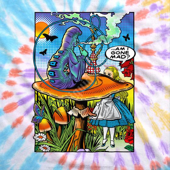 Liquid Blue Alice Pop Art Tie-Dye T-Shirt