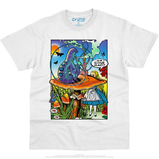 Liquid Blue Alice Pop Art White T-Shirt