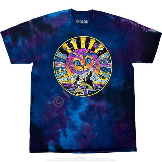 Liquid Blue Alice Silhouette Tie-Dye T-Shirt