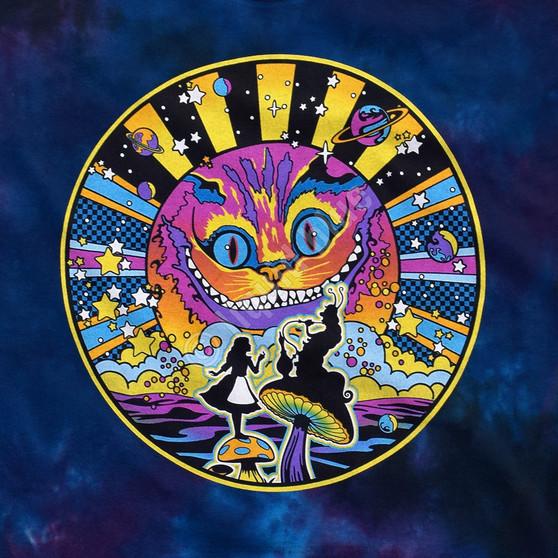 Liquid Blue Alice Silhouette Tie-Dye T-Shirt