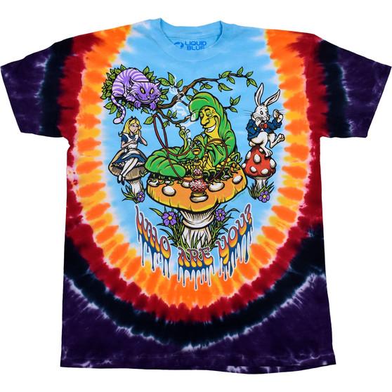 Liquid Blue All Mad Here Tie-Dye T-Shirt