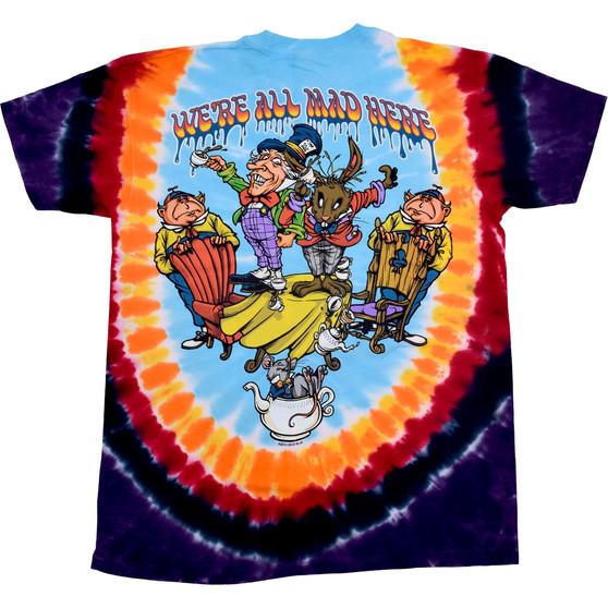 Liquid Blue All Mad Here Tie-Dye T-Shirt