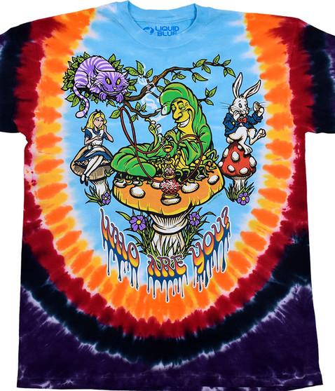 liquid blue All Mad Here Tie-Dye T-Shirt