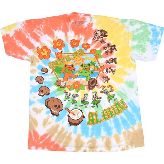 Liquid Blue Aloha Tie-Dye T-Shirt
