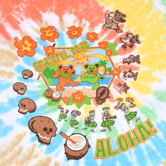 Liquid Blue Aloha Tie-Dye T-Shirt