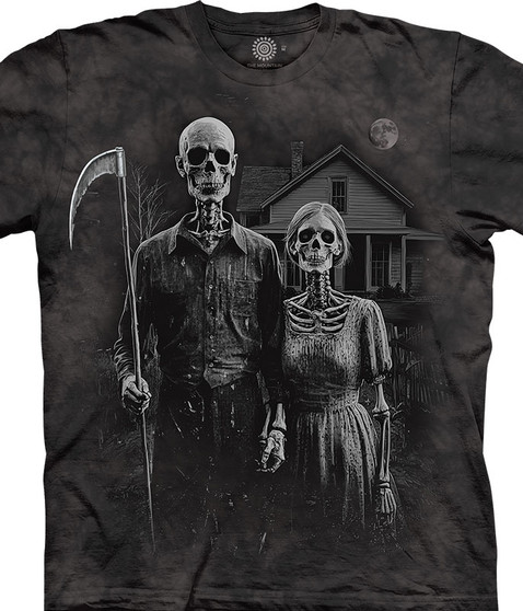 liquid blue American Demise Classic Cotton T-Shirt