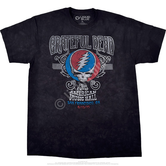 Liquid Blue American Music Hall Tie-Dye T-Shirt