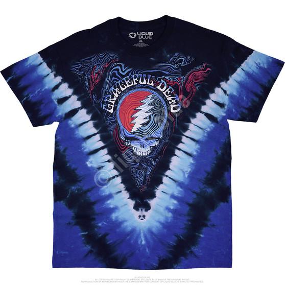 Liquid Blue American Ripple Tie-Dye T-Shirt
