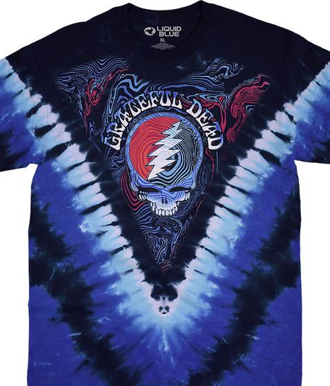 liquid blue American Ripple Tie-Dye T-Shirt