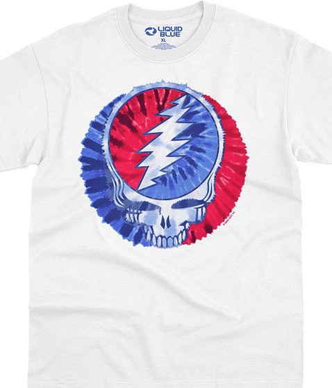 liquid blue American SYF White T-Shirt