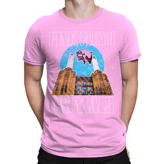Liquid Blue Animals Pink T-Shirt