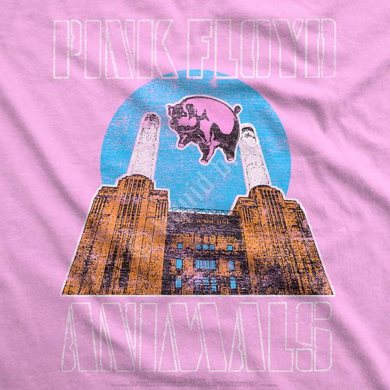 Liquid Blue Animals Pink T-Shirt