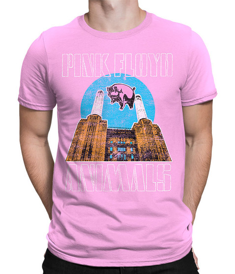 liquid blue Animals Pink T-Shirt