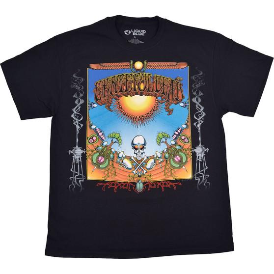 Liquid Blue Aoxomoxoa Black T-Shirt