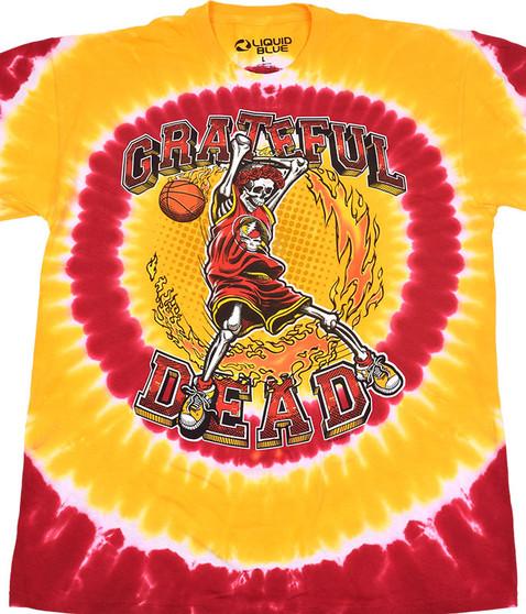 liquid blue Atlanta Bertha Dunker Tie-Dye T-Shirt