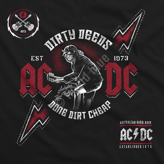 Liquid Blue Australian Hard Rock Black T-Shirt