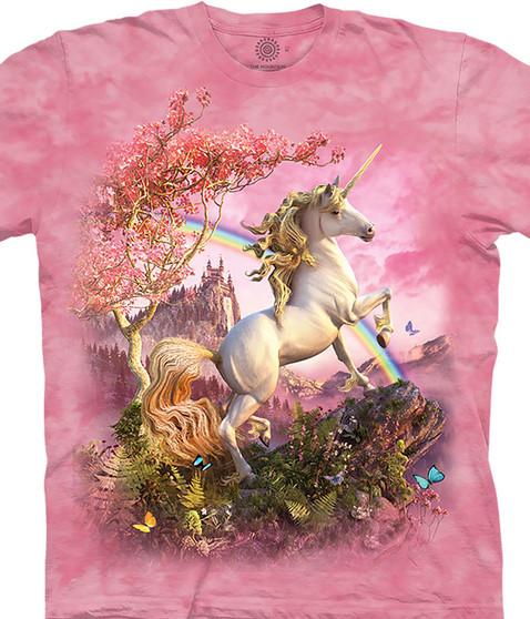 liquid blue Awesome Unicorn Classic Cotton T-Shirt