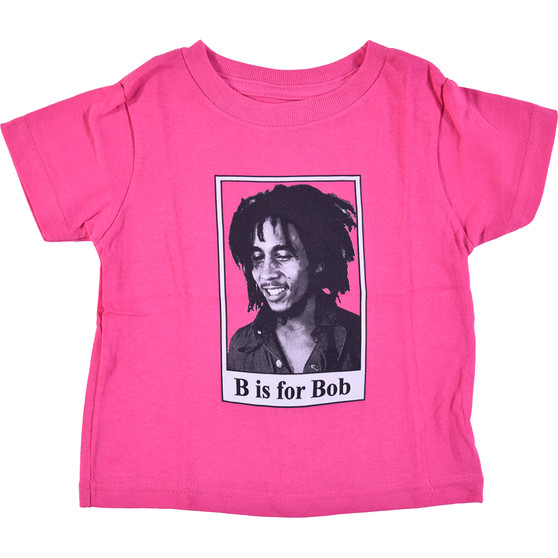 Liquid Blue B Is For Bob Toddler Pink T-Shirt
