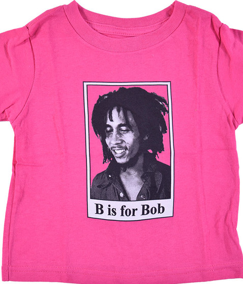 liquid blue B Is For Bob Toddler Pink T-Shirt