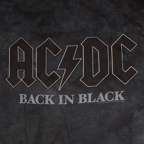 Liquid Blue Back In Black Tie-Dye T-Shirt