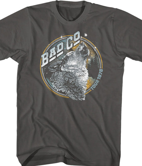 liquid blue Bad Company Wolf Grey T-Shirt