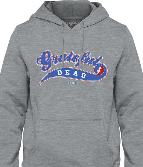 liquid blue Ballpark Blue Hoodie