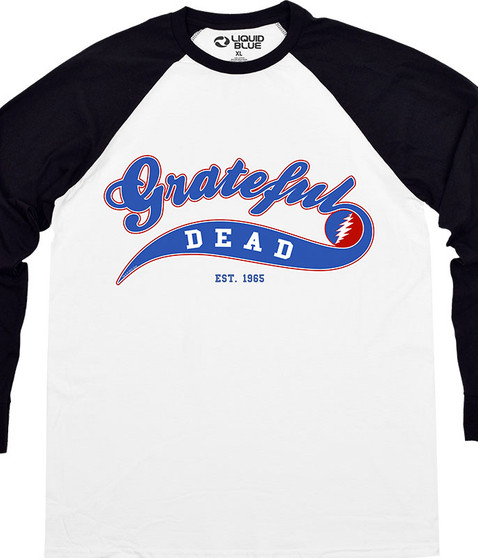 liquid blue Ballpark Blue Long Sleeve T-Shirt