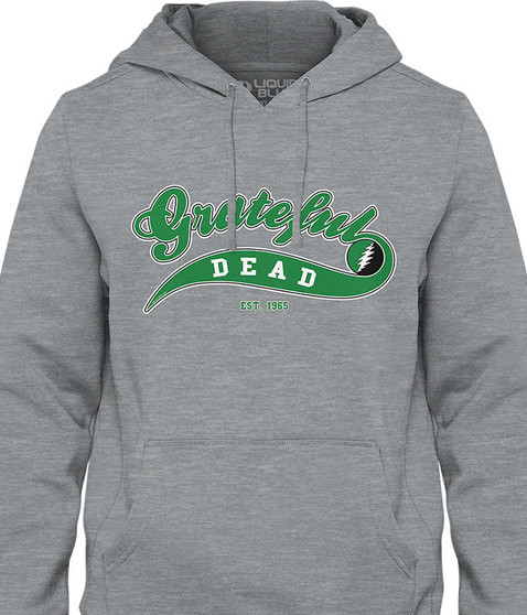 liquid blue Ballpark Green Hoodie