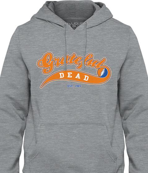 liquid blue Ballpark Orange Hoodie