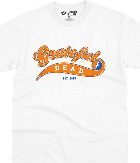 liquid blue Ballpark Orange T-Shirt