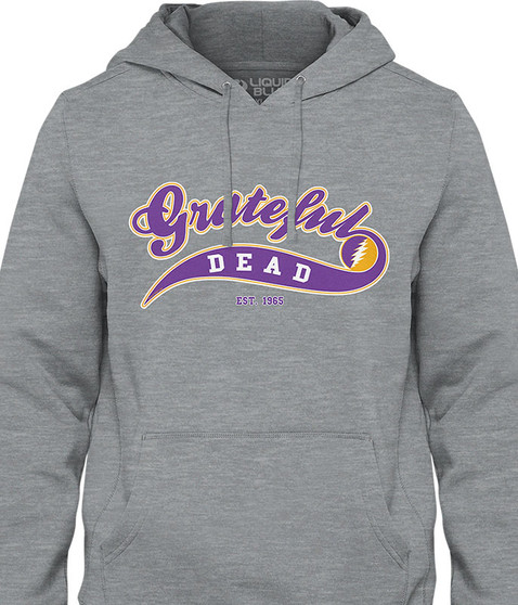 liquid blue Ballpark Purple Hoodie