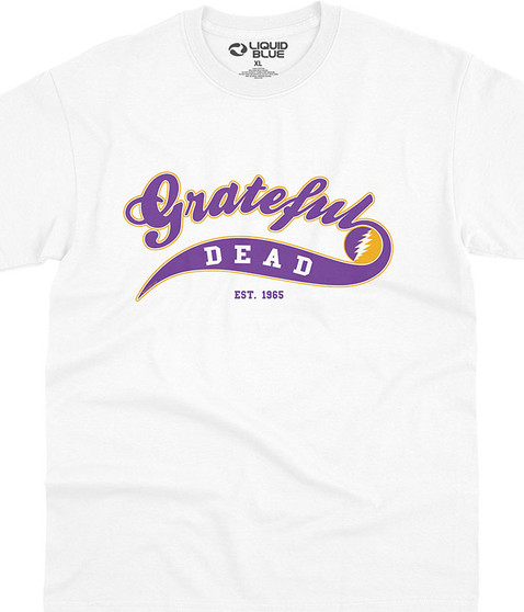 liquid blue Ballpark Purple T-Shirt