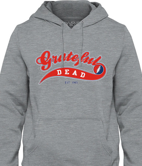 liquid blue Ballpark Red Hoodie