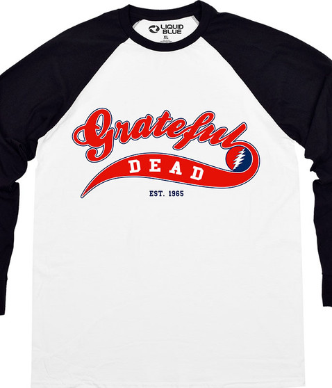 liquid blue Ballpark Red Long Sleeve T-Shirt