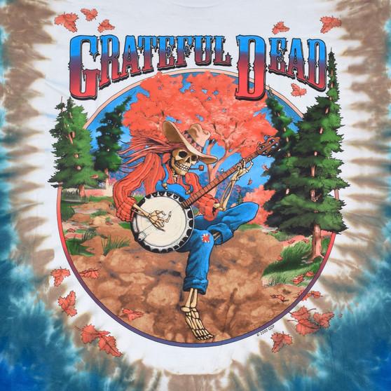 Liquid Blue Banjo Tie-Dye Long Sleeve T-Shirt