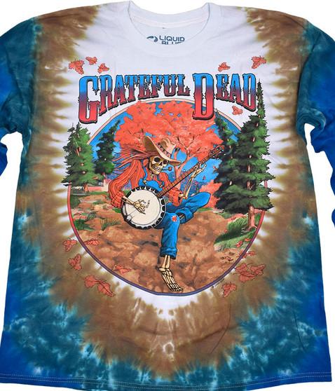 liquid blue Banjo Tie-Dye Long Sleeve T-Shirt