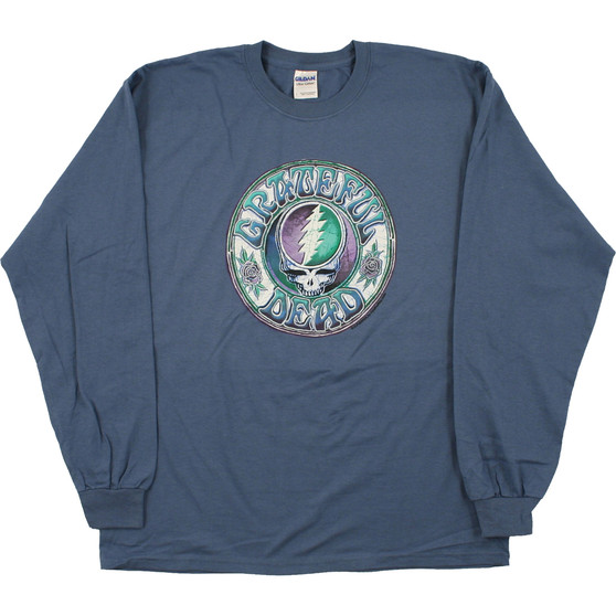 Liquid Blue Batik SYF Blue Long Sleeve T-Shirt