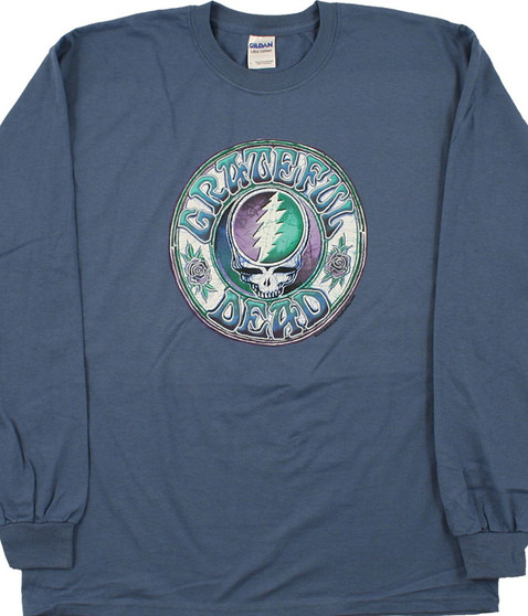 liquid blue Batik SYF Blue Long Sleeve T-Shirt