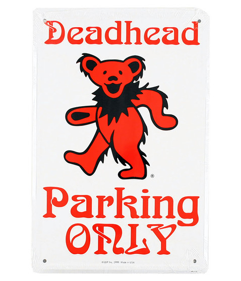 liquid blue Bear Deadhead Parking Only Sign