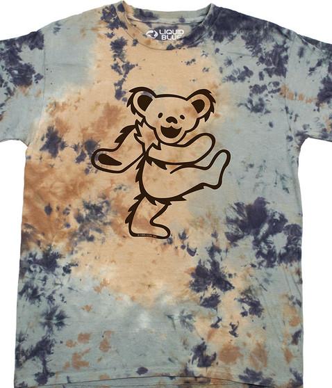 liquid blue Bear Line Art T-Shirt