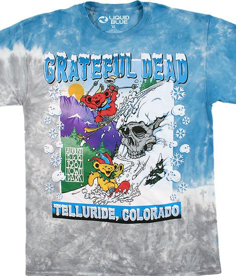 liquid blue Bear Mountain Tie-Dye T-Shirt