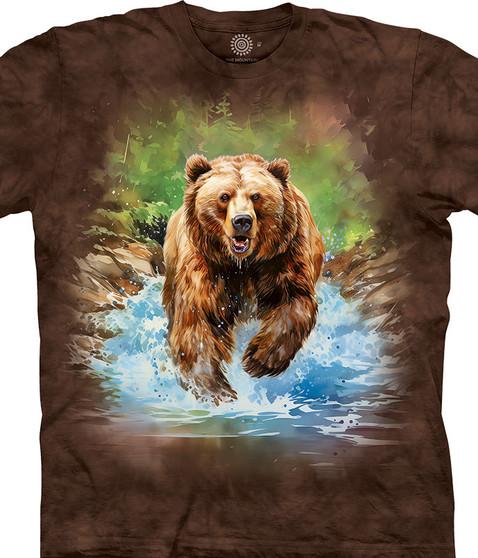 liquid blue Bear Run Classic Cotton T-Shirt